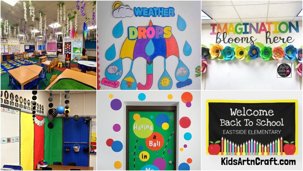 Easy Kindergarten Classroom decoration ideas/School wall hanging/Nursery  classroom decoration art - YouTube