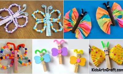 Clothespin Butterfly Crafts