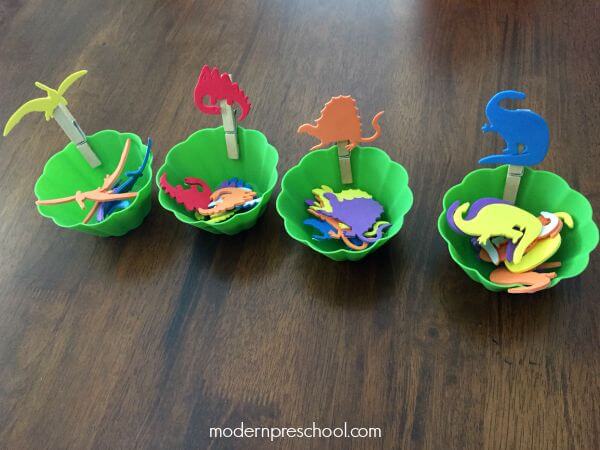 Colorful Dinosaur Sticker For Toddlers Activity