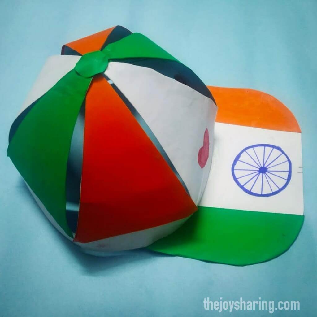 Cool Paper Tri Color Cap DIY  Craft For Kids Indian Republic Day crafts & Activities For Kids