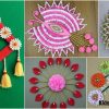 Cotton Bud Wall Hanging Ideas
