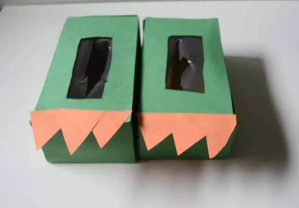 Crazy Monster Tissue box Feet Crafts for Preschoolers Tissue box Crafts for Preschoolers