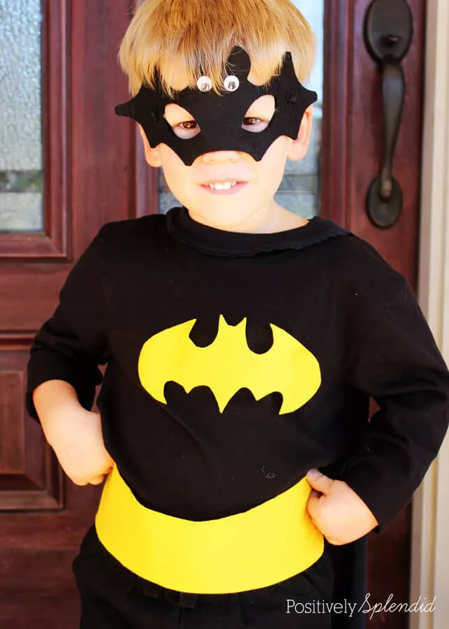 Creative & Easy Batman Costume Craft For Kids Superhero Costume DIY Ideas for Kids