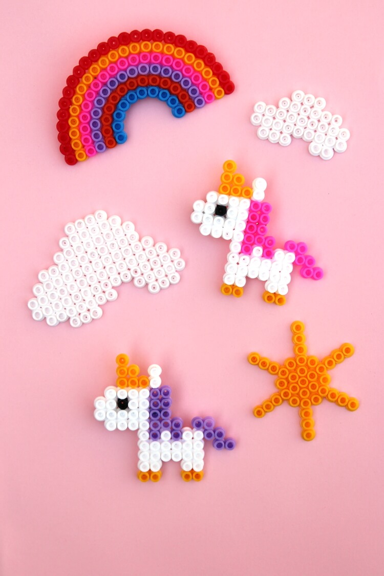 Creative & Pretty Rainbow & Unicorn Brooches Pattern Craft Idea