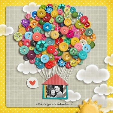 Creative Button Parachutes Art Project At HomeEasy Button Craft Ideas