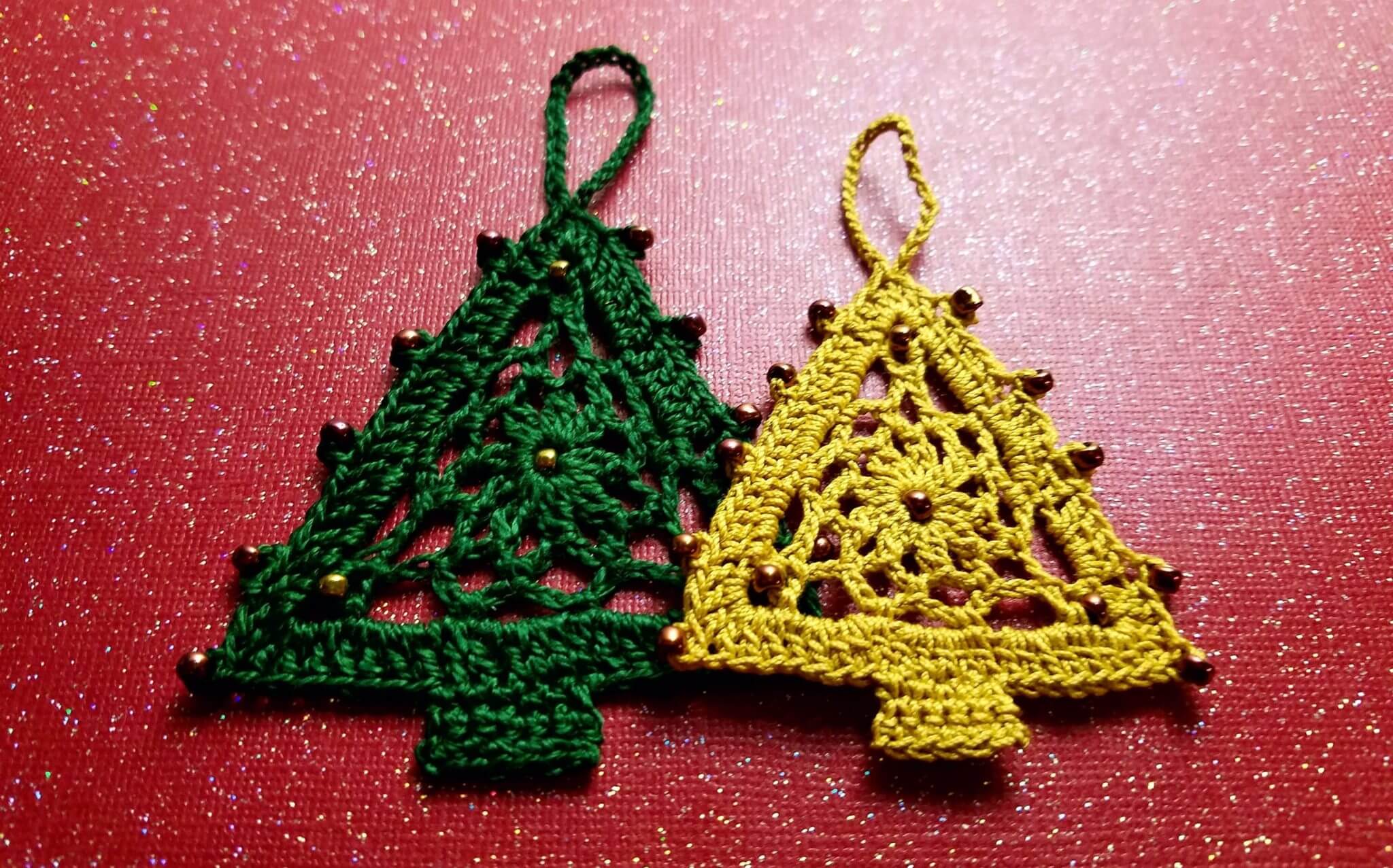 Creative Crochet Christmas Tree Craft For Hanging