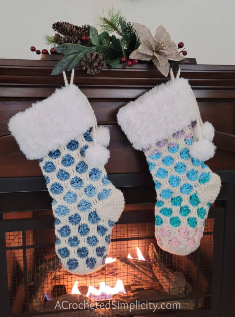 Creative Crochet Stocking Hanging Craft For Decoration Crochet Patterns for Christmas 
