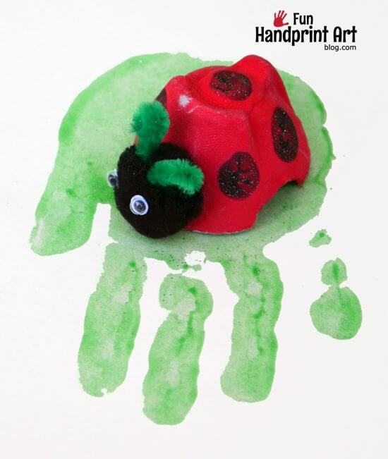 Creative Egg Carton Ladybug Craft Idea For Kids