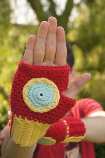 Creative Ironman Fingerless Gloves For Kids