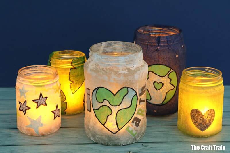 Christmas lantern Ideas Using Recycled materials