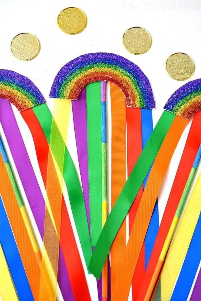Creative Rainbow Glitter Art & Craft For Kids