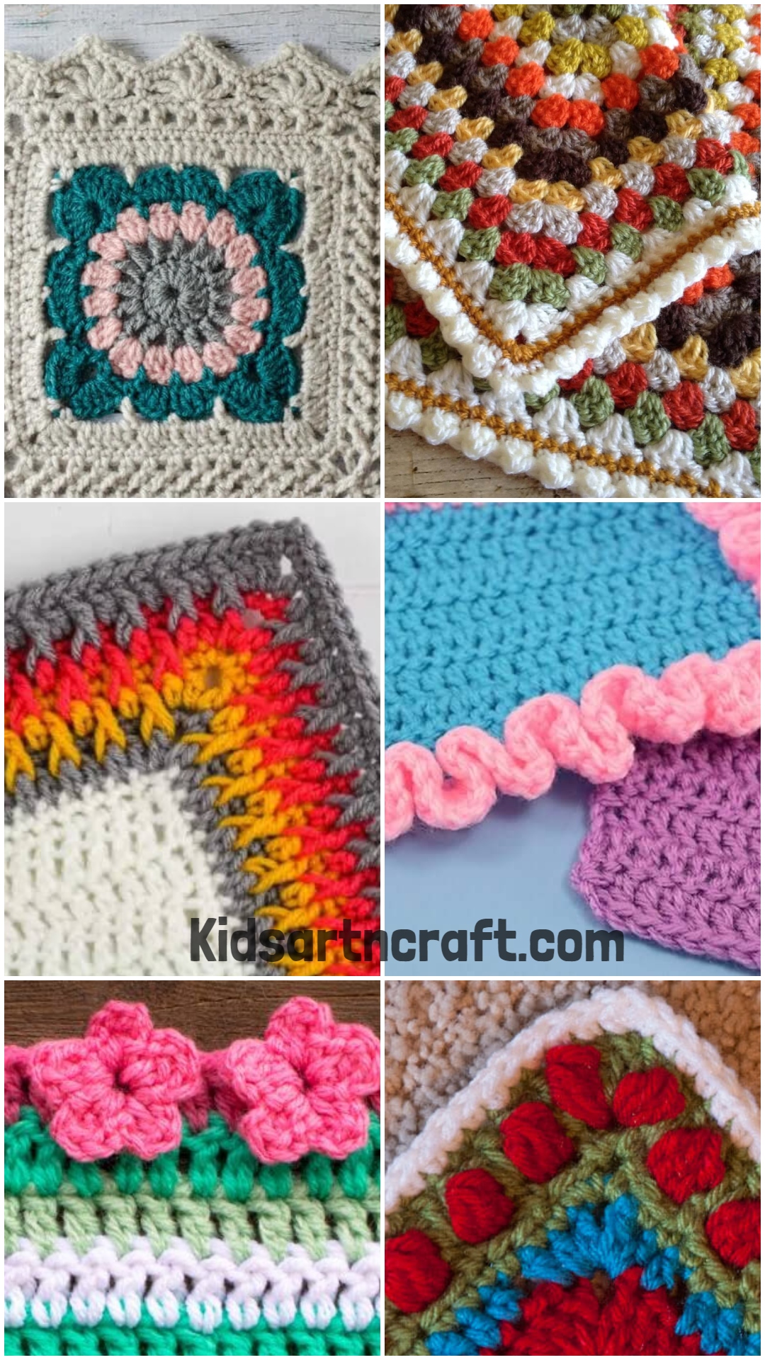 Crochet Borders for Blankets Kids Art & Craft