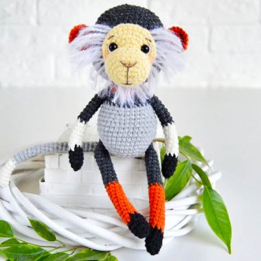 Cute Crochet Monkey Craft For Kids