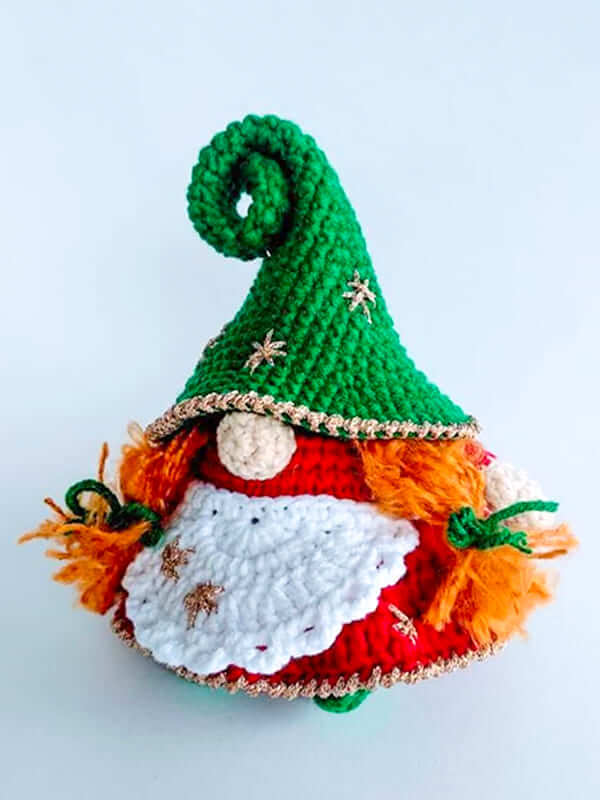 Cute Little Crochet Gnome Craft Idea