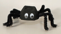 Cute Little Spider Craft Using Old Egg Carton