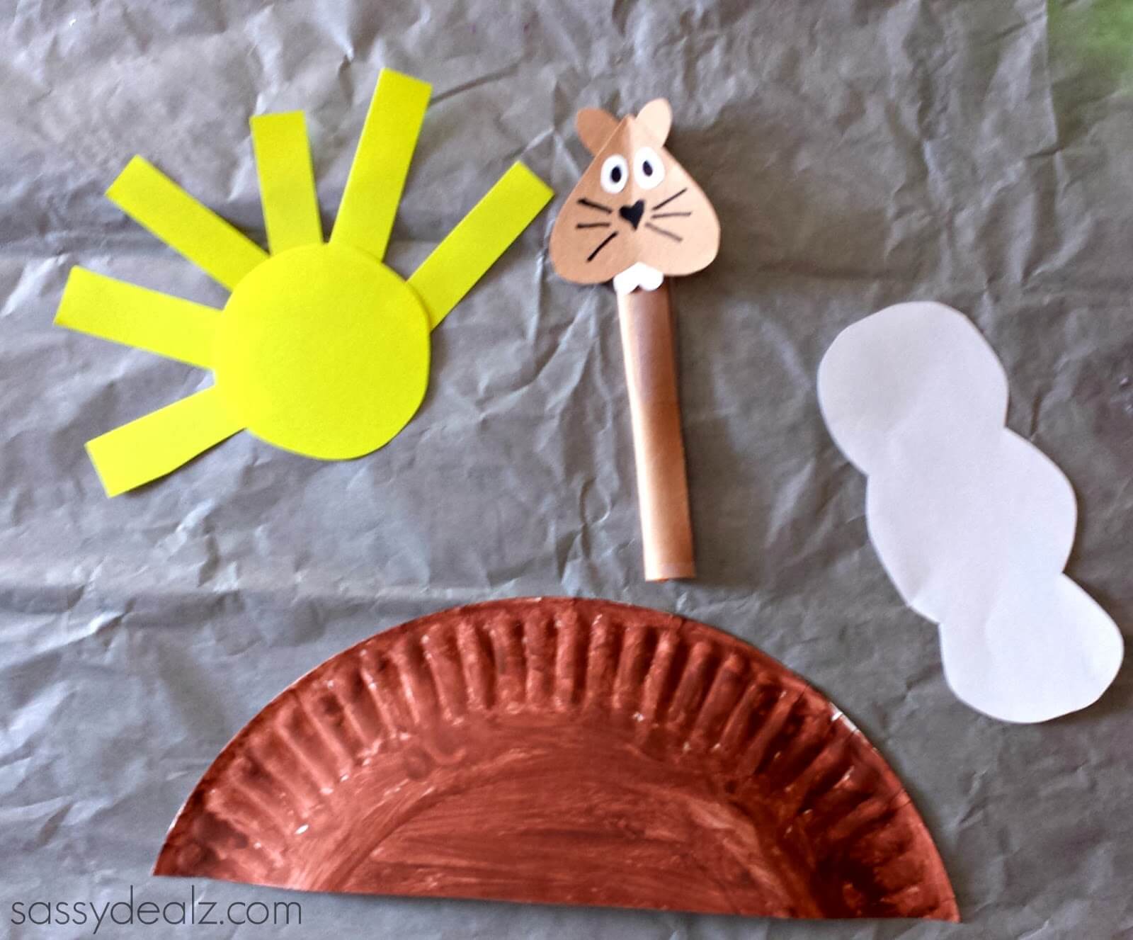 Cute Paper Plate Hotdog Crafts For Kids Groundhog Day Crafts For Kids