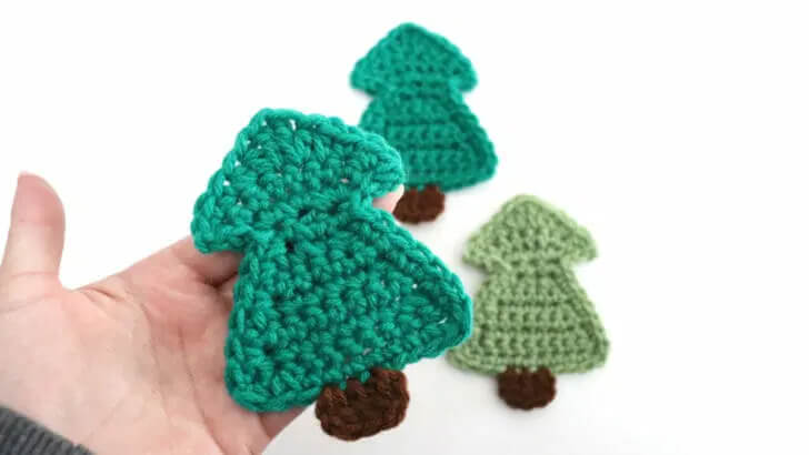 Decorative Crochet Christmas Tree Pattern Craft For Kids