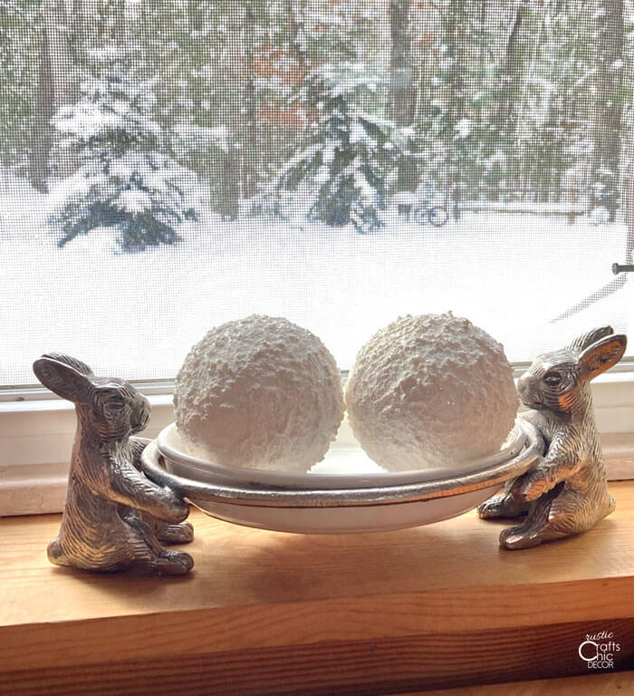 Decorative Styrofoam Snowball Craft For Christmas Styrofoam Balls Crafts &amp; Ornaments for Christmas