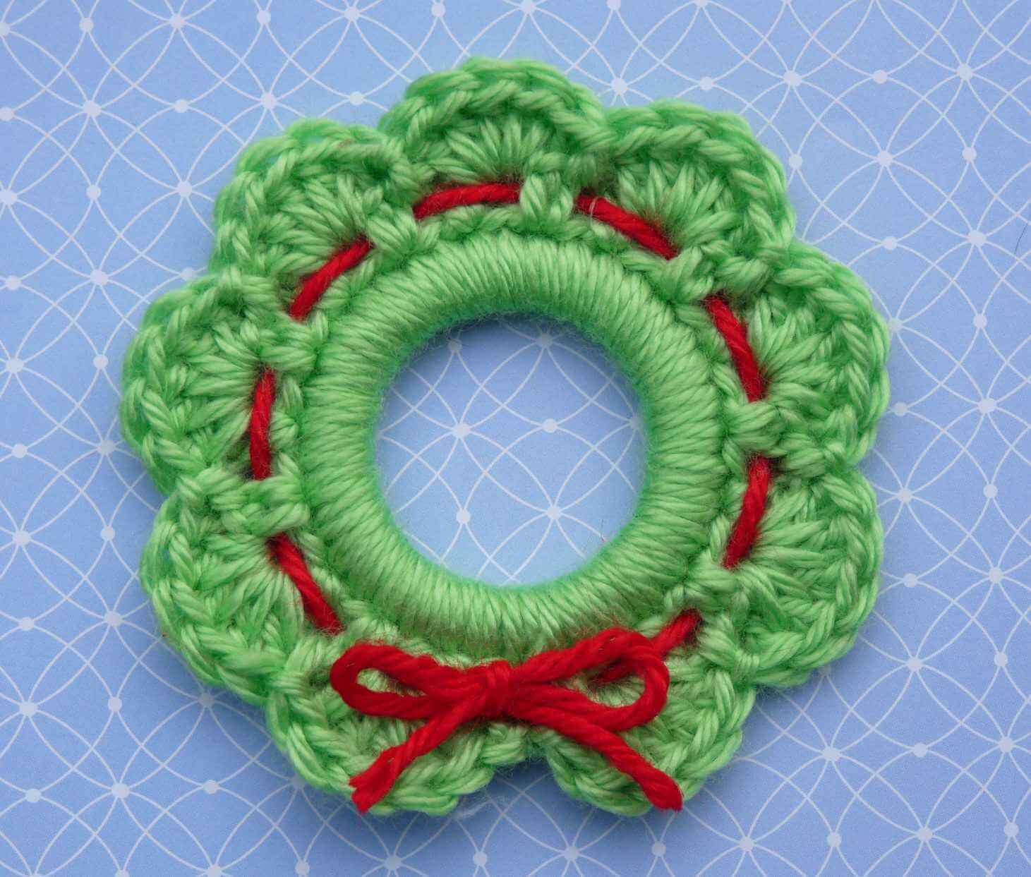 Decorative Wreath Ring Ornament Craft For Christmas
