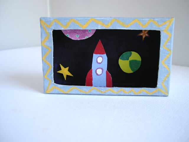 Diorama Box Art & Craft Idea Using Empty Tissue Box Tissue box projects for school