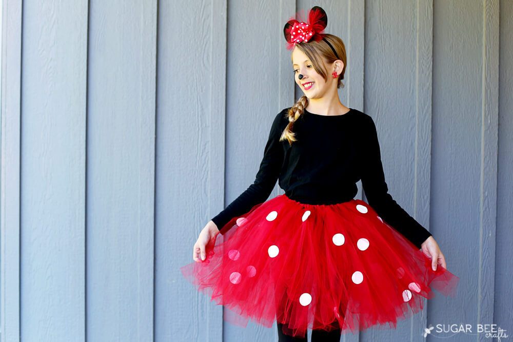 DIY Adorable Minnie Mouse Costume For Girls Mickey Mouse Costume DIY Ideas for Kids
