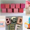 DIY Alphabet Paper Blocks