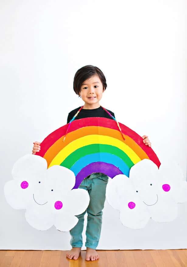DIY Amazing Rainbow Costume Craft For Kids Rainbow Costume DIY Ideas for Kids