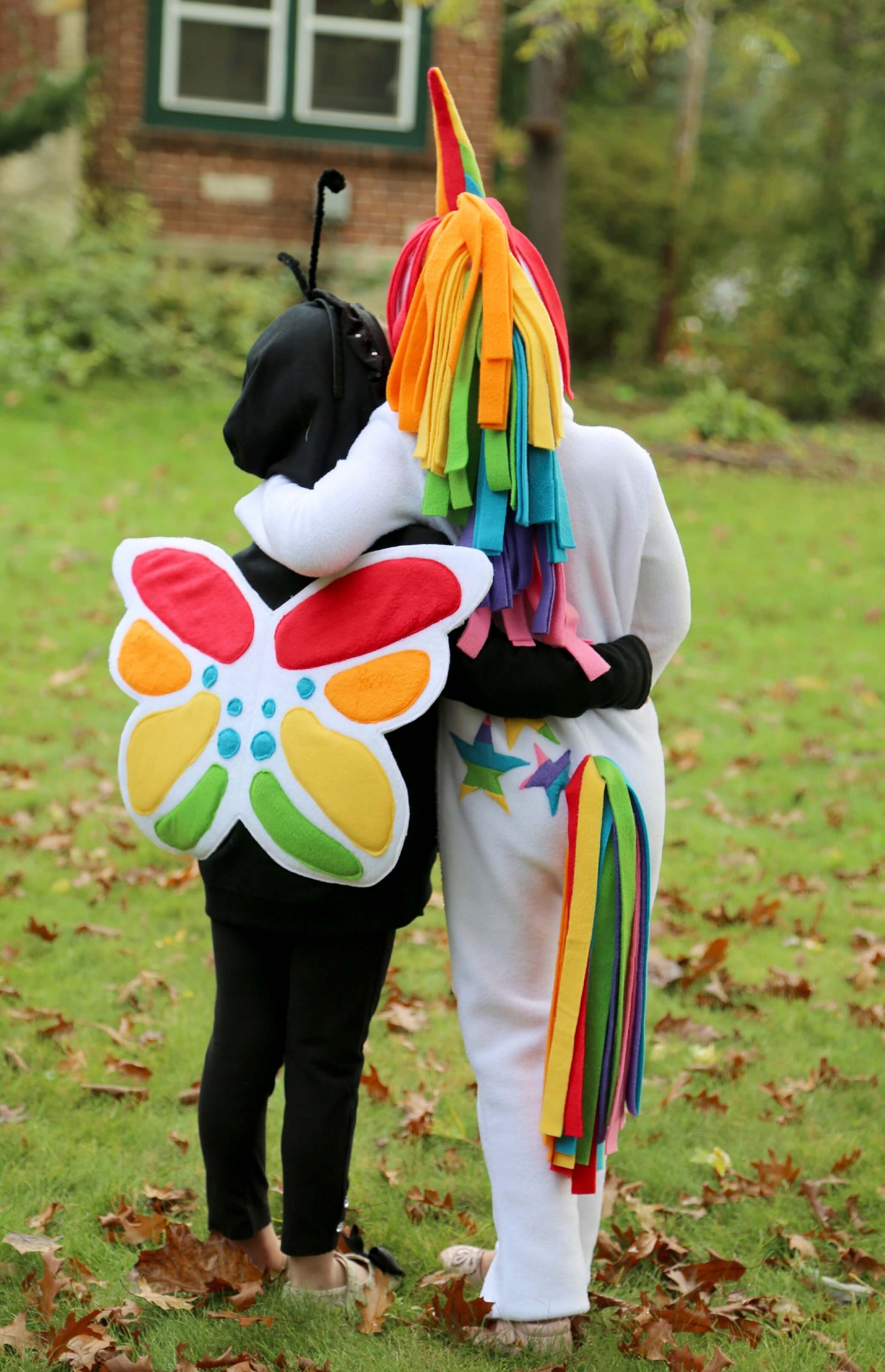 DIY Amazing Rainbow Unicorn & Butterfly Costume Craft