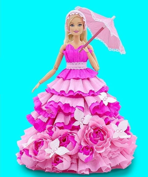 DIY Beautiful Barbie Crafts For Kids Barbie Paper Crafts