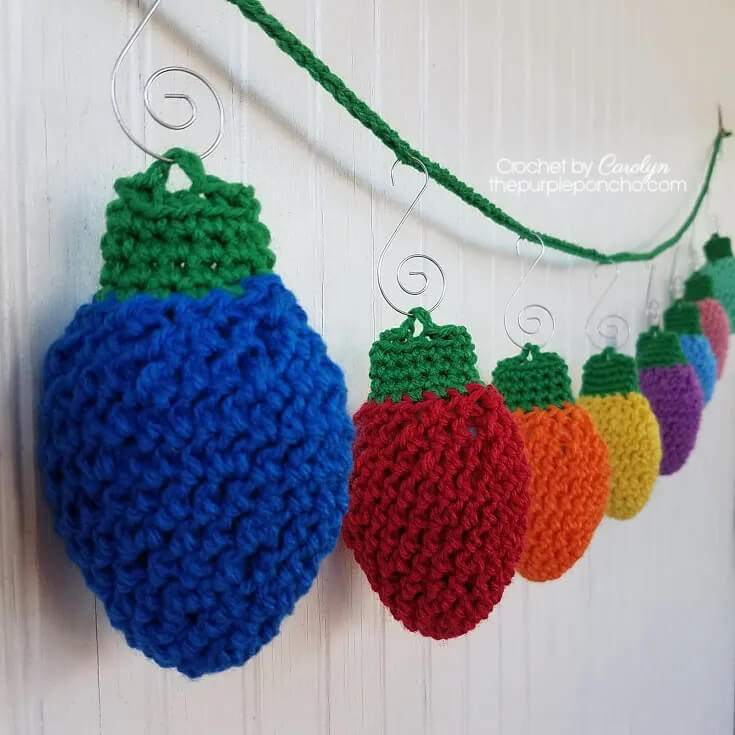 DIY Christmas Light Bulb Craft Ideas For HangingCrochet Christmas Tree Patterns 