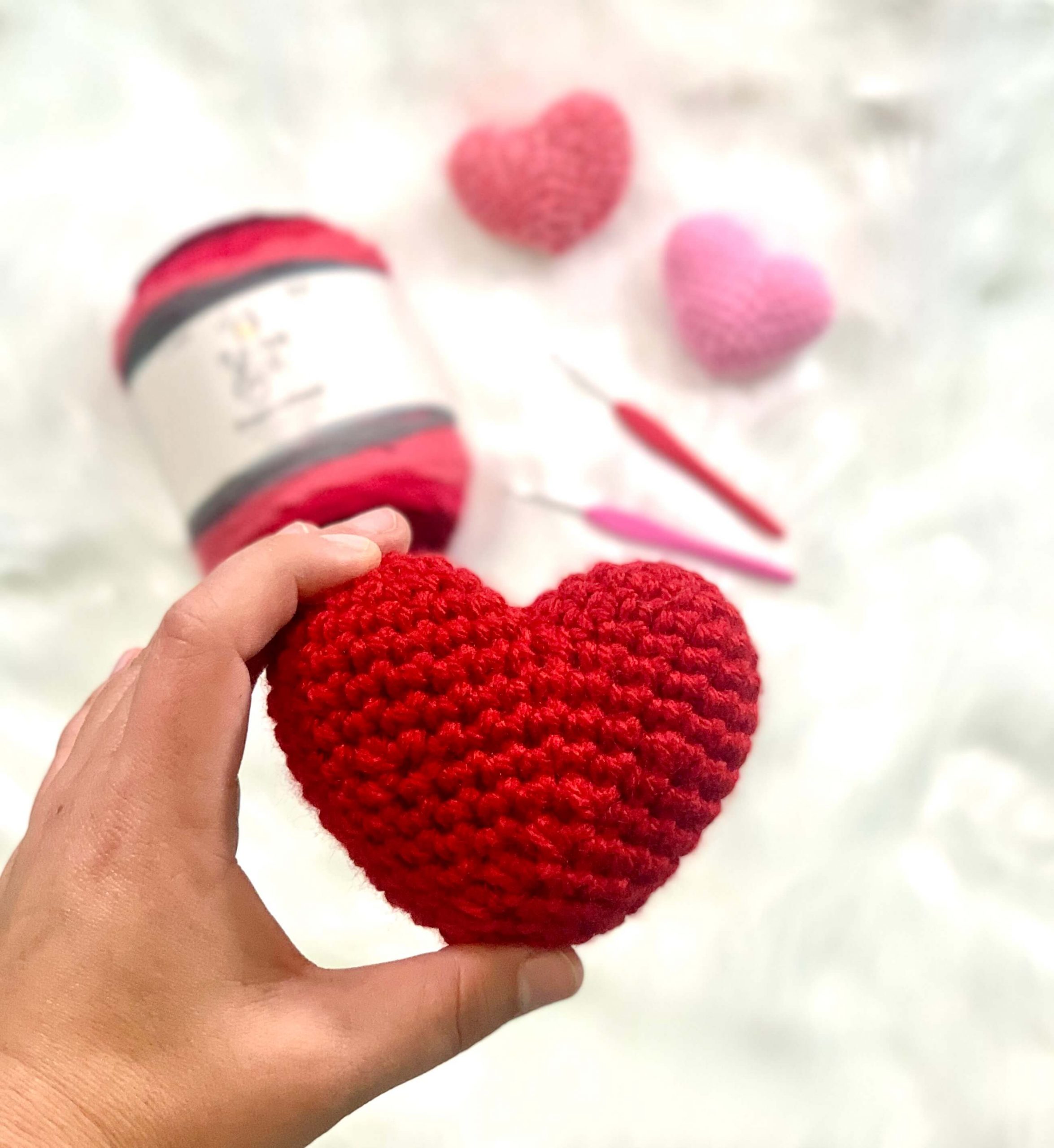 DIY Cute Amigurumi Heart Using Crochet Crochet Heart Patterns