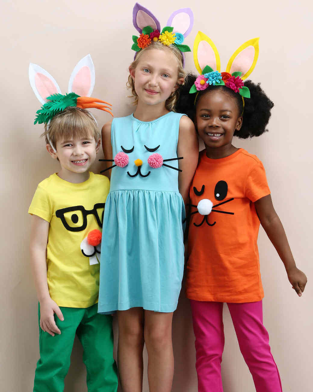 DIY Easter Bunny Outfits For Kids