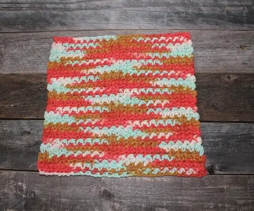 DIY Mesh Stitch Design For Crochet Dishcloth Crochet Dishcloth Patterns
