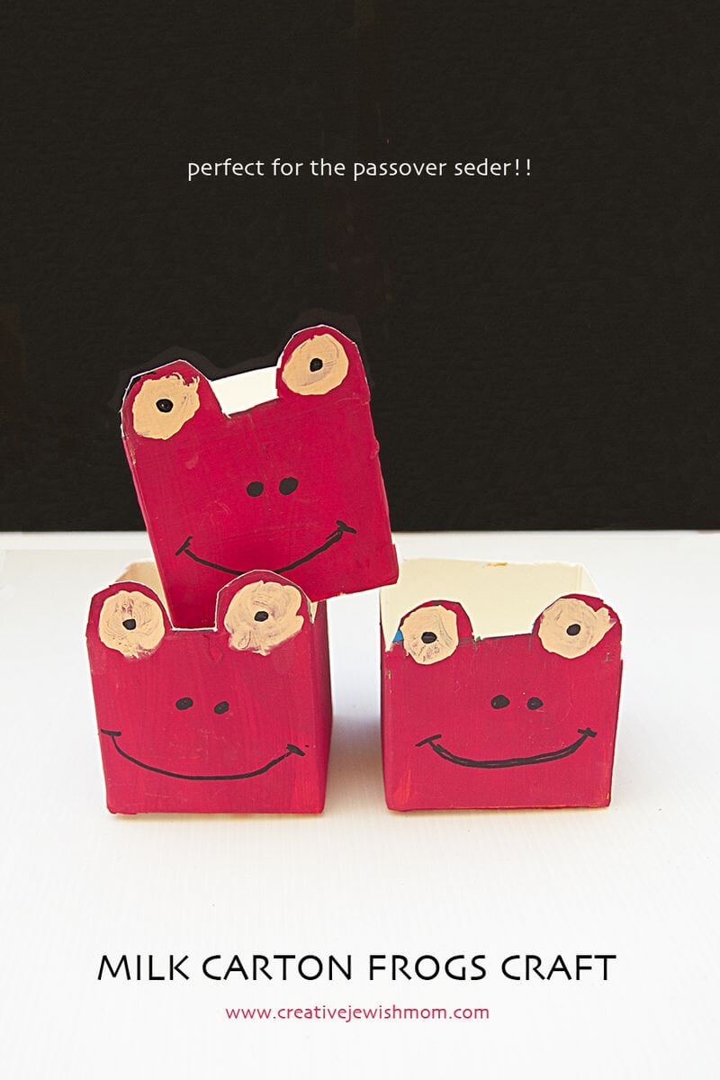 DIY Milk Carton Cute Frog Craft For Kids Milk Carton Art Ideas for Kids 