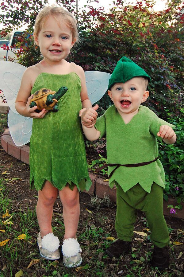 DIY Peter Pan & Tunic Tinkerbell Costume Tutorial For ChildrenPeter Pan Costume DIY Ideas for Kids