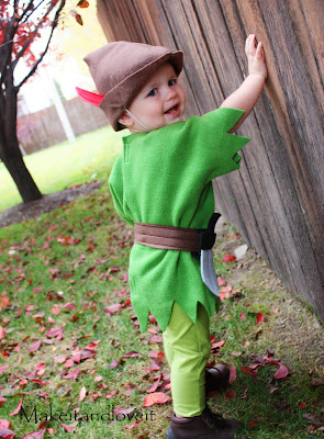 DIY Peter Pan Hat & Dress For ToddlersPeter Pan Costume DIY Ideas for Kids