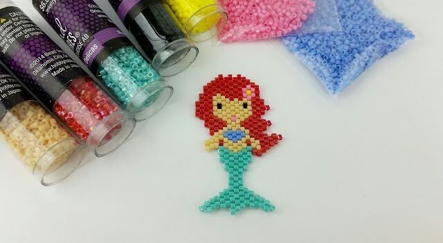 DIY Pretty Mermaid Bracelet With Beads For Kids Craft Idea