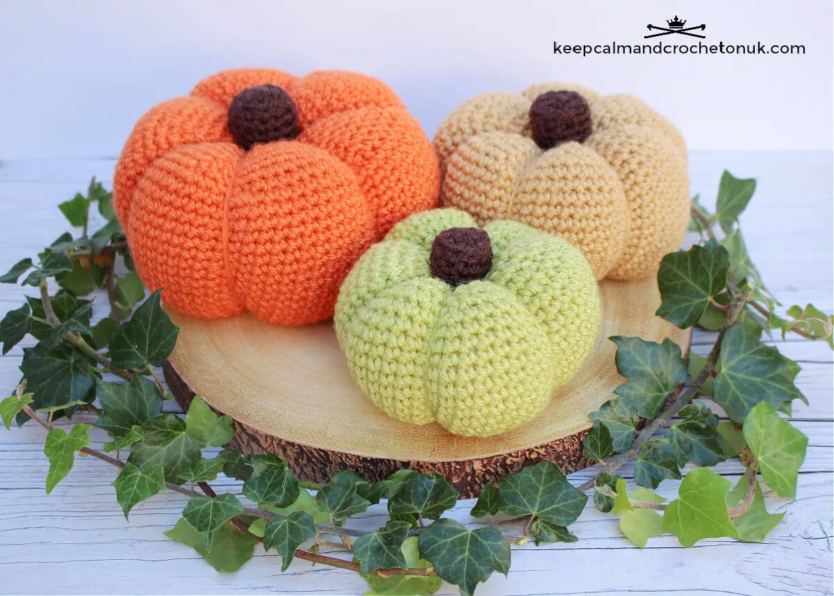 DIY Slick And Quick To Make Pumpkin Craft With Crochet Crochet Pumpkin Patterns