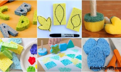 DIY Sponge Stamps for Kids