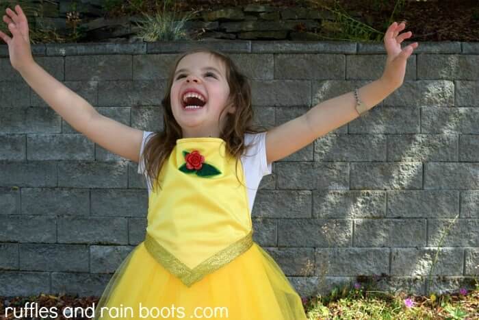 DIY Super Pretty Belle Costume Pattern For Kids