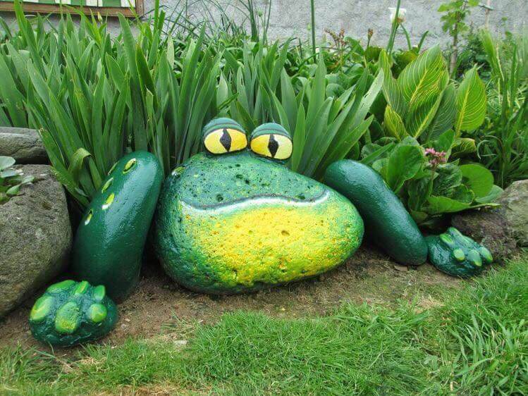 DIY Unique Frog Craft For Garden Decoration For Kids