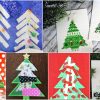 DIY Washi tape Christmas Tree craft for kids