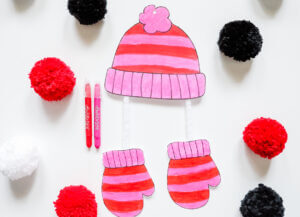 DIY Winter Hats Craft Idea For Kids