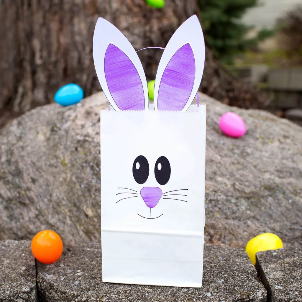 Easiest Paper Bag Bunny Crafting Idea For Kids Easy paper bag crafts