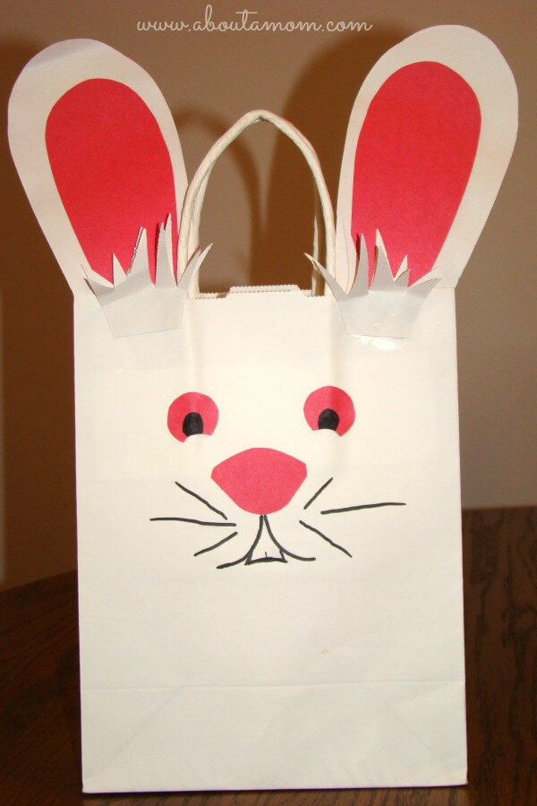 Easiest Paper Bag Easter Bunny Craft Idea For Kids Paper Bag Crafts &amp; Activities for Easter