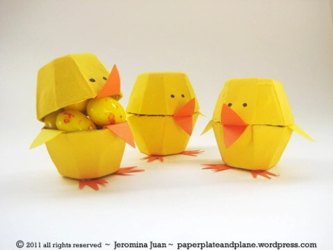 Easter Egg Carton Chick Craft Idea For Kids Beautiful Egg Carton Chicks Crafts