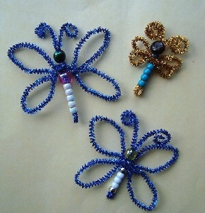 Easy & Cute Butterflies Craft With Pipe Cleaners & Beads