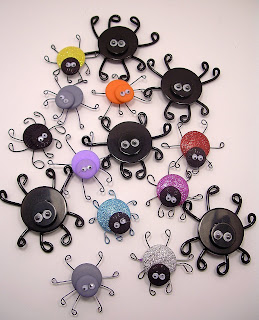 Easy & DIY Button Spiders Animal Craft For Kids