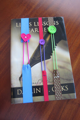 Easy Bookmark Craft With Buttons & Ribbon Simple &amp; Cute Button Bookmark Craft Tutorial