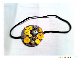 Easy Button Hairband Craft Idea For Kids